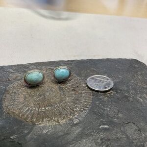 Larimar earrings